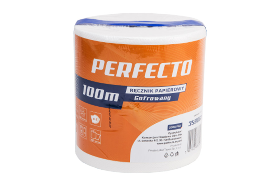 PERFECTO Ręcznik papierowy 100 m, 2w, celuloza (359061)