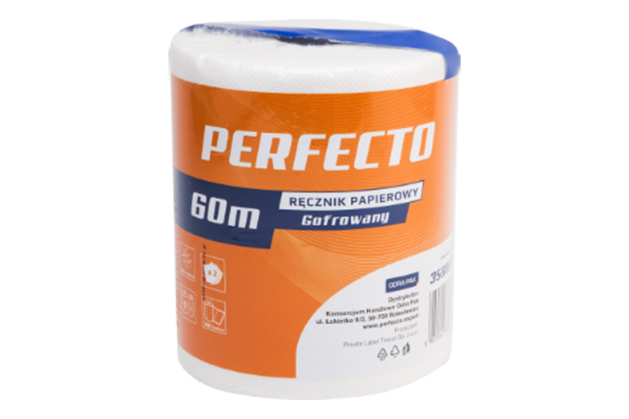 PERFECTO Ręcznik papierowy 60 m, 2w, celuloza (359060)